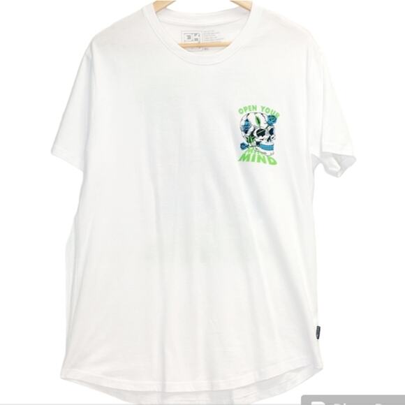 Dikotomy Graphic T-shirt Skulls  &  Roses Open your‎ mind - Picture 2 of 4